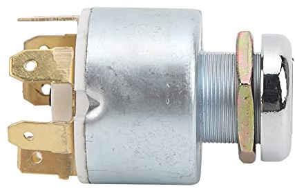 Interruttore di accensione, cilindro della serratura dell'accensione plug and play a 4 posizioni con 2 chiavi per auto per barca per moto