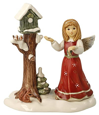Goebel Engelfigur Himmlischer Besuch - Winterwald Weihnachten