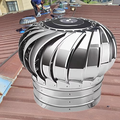 Grille ventilation, Chapeau cheminée, Évent De Toit Pour Ventilateur D'extraction De Salle De Bain, Protection De Ventilation De Cheminée Coupe-vent Et Imperméable Pour Toit De Hangar, Maison(150mm/5.