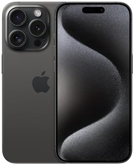 Apple iPhone 15 Pro, 256GB, Black Titanium - AT&T (Renewed)