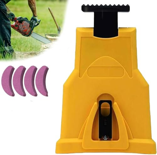 Affûteur De Tronçonneuse Portable Sherem Affûteur De Tronçonneuse Universel Aiguiseur De Dents De Tronçonneuse Portable pour Bûcherons, Tondeuses à Gazon, Tronçonneuses (1 pièce)