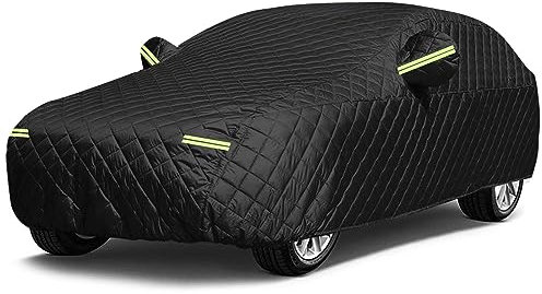 Autoabdeckung Gegen Hagel für BMW 3 Series E36 Compact(1993-2000),Winter Hagelschutz Abdeckplane Auto,Verdickte Baumwolle Hagelabdeckung Schneefest Sonnenschutz Atmungsaktiv Wasserdicht