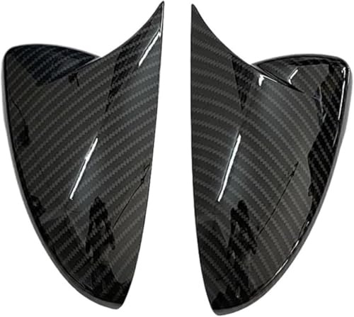 INRNT Rückspiegel Abdeckung für KIA Ceed Xceed 2019-2023, Kratzfest Außenspiegel Spiegelkappen Gehäuse Spiegelabdeckung Rückspiegelkappe,A/Carbon Fibre Pattern