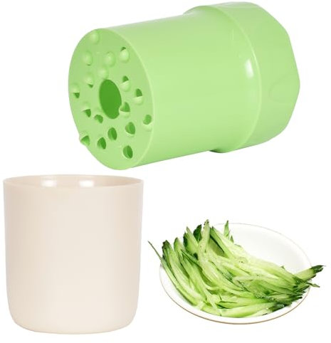 Grattugia per Frutta - Lama Sicura Senza Metallo, Grattugia Rotante Formaggio Manuale, Versatile Grattuggia con Contenitore, Leggero e Comodo, per Mele, Carote, Formaggio e Limone Verdure