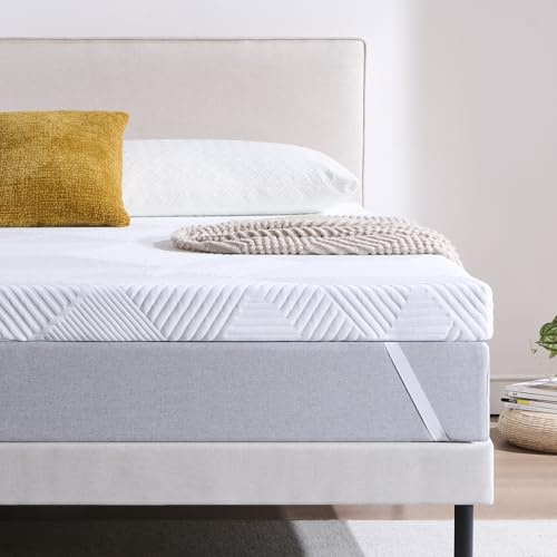 Twirest Surmatelas 90 x 190CM, Épaisseur 7,5CM, Mousse Mémoire à Gel, Confortable et Respirant, avec Design Antidérapant et Housse de Matelas Amovible et Lavable