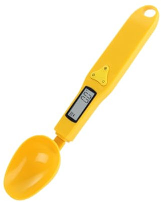 Cabilock 300g Measuring Spoon Scale Digital Kitchen Scale Accuracy Electronic Spoon LCD Display No Battery for Cooking Baking