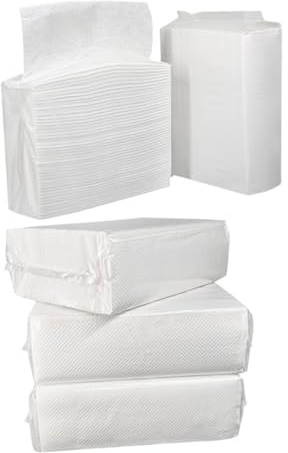 Hohopeti Pack Handtücher für Badezimmer Kompakte Saugfähige Küchen Badpapiertücher für Gewerbe und Hotel Geeignet Vielseitige Papierhandtücher für Sauberes Händetrocknen
