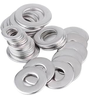 Rondella piatta di tenuta ispessente in acciaio inossidabile 316 M2~ M8 grandi dimensioni su guarnizione più ampia OD 5/6/7-40 mm(M6 x 30 x 2.0(5pcs))