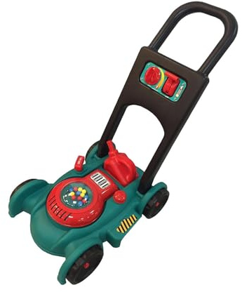 wisoolkic Outdoor Gartenspielzeug, einfache Montage mit beweglicher Drossel, Kinder Mähmaschine, Spielzeug für spannendes Rollenspiel, Kinder Mähmaschine, bewegliche Drossel, Geschenk