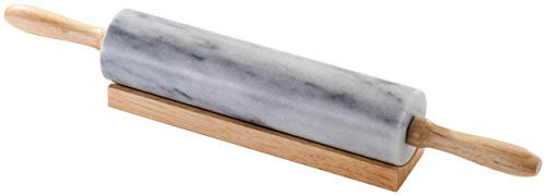 Judge Marble Rolling Pin with Wooden Stand 47cm Long x 6cm Diameter