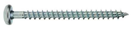 Reidl Torx Spanplattenschrauben mit Halbrundkopf 5 x 25 mm Stahl galv. verzinkt farblos 500 Stück