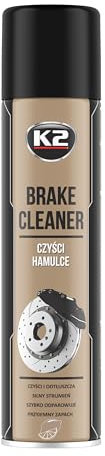K2 Limpiador de Frenos y Embrague - Brake & Parts Cleaner - Ayuda a Eliminar Aceites, Grasas, Alquitrán, Resina y Pegamento 600 ml