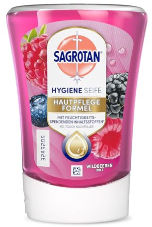 Sagrotan No-Touch Nachfüller Wildbeeren – Für den automatischen Seifenspender –250 ml Handseife