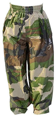 DRY KIDS Childrens Waterproof Over Trousers. Boys and Girls Rainwear for Outdoor Play