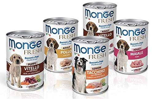 20 SCATOLETTE 400 GR. CIBO PER CANI FRESH ADULT NATURAL SUPERPREMIUM MONGE