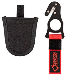 haihong Geschirre Drachenhaken Sicherheitsmesser Paragliding Fallschirmspringen mit Tasche 2020 Rot/Schwarz SK16