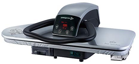81HD-S Argento 2600watt Pressa da stiro a vapore per impieghi gravosi 81cm di Speedypress (+ attacco ferro, filtro e coperchio gratuiti)