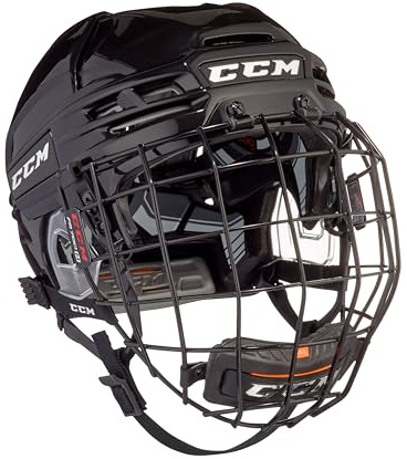 CCM Tacks 910 Helm Combo Senior, Grösse:M ( 55-59 ), Farbe:Rot