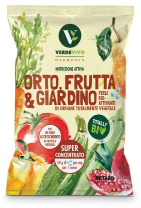 VerdeVivo Harmonia Orto, Frutta e Giardino. Perle bio attivanti di origine totalmente vegetale, superconcentrate