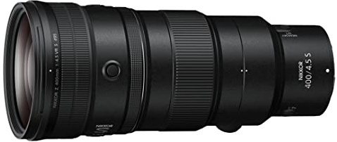 Nikon NIKKOR Z 400mm f/4.5 VR S, teleobiettivo Mirrorless FX versione Nital | S-Line, portatile, trattamento Nano Crystal Coat, TC compatibile lunghezza focale 400mm, AF veloce. 6 anni garanzia Nital