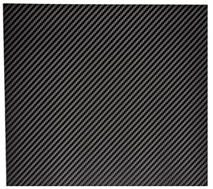 BAIWANLIN carbonfiber Sheet 3K Hoher Härte Brandschutz Köper Matt,Dicke1.2mm Breite400mm450mm lang400mm-600mm,1.2mm*450mm*600mm