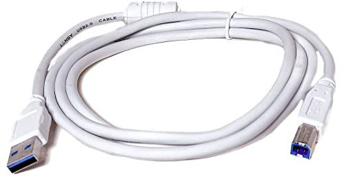 Beezie USB 2.0 A Male to Printer Cable, Compatible with Epson EcoTank ET-2856 Printer, Scanner, Digital Camera, External Hard Drive