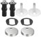 MEMOFYND 2 pezzi accessori per cerniere per sedile WC, accessori per sedile del water, viti per sedile WC