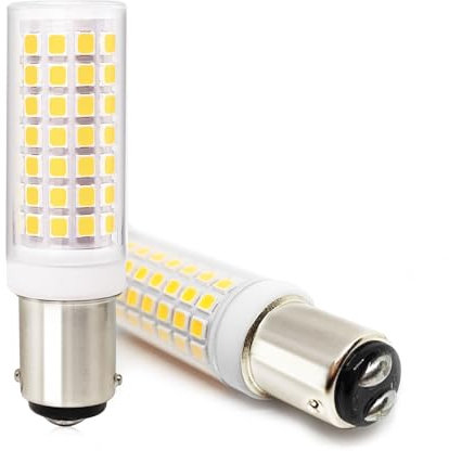 Tupolife LED B15D Dimmable Special T Slim Lamp, B15D LED 4.2W 220V-240V Cool White 6000K 460LM Replacement for B15D 40W-50W Halogen Bulb, Pack of 2