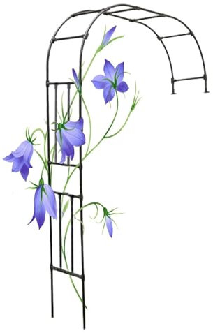 LIYI929GP Rosenbogen Metall Stabil Garten Halbbogen - Licht Dauerhaft Rankhilfe Rankgitter Torbogen Gartenbogen - Kletterpflanzen Hochzeit Dekorationen Gartendekoration Bogen Blumenständer Wandbogen