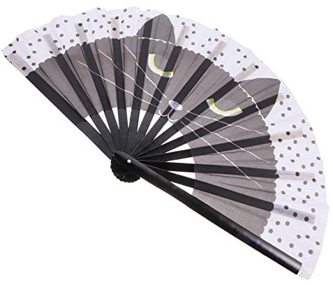 Yardenfun 1stück Klappfächer Mit Katzenmuster Faltbarer Handfächer Im Japanischen Stil Für Partys Hochzeiten Dekoratives Für Katzenliebhaber