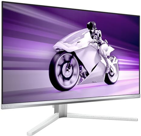 Philips Evnia 27M2N8500-27 Inch OLED QHD gaming monitor, 360 Hz, 0.03 ms, HDR400, Ambiglow, FreeSync. Prem., G-Sync comp. (2560x1440, 2X HDMI 2.1, 1x DP 1.4, USB Hub) White