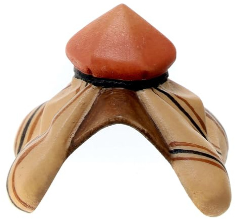 Holyart Sella per Elefante in Piedi presepe Original Redentore Legno Dipinto in Valgardena 12 cm