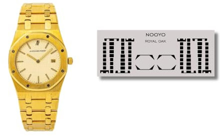 NOOYO Film de protection pour Audemars Piguet Royal Oak 33 mm Protection pour boîtier, fermoir et bracelet