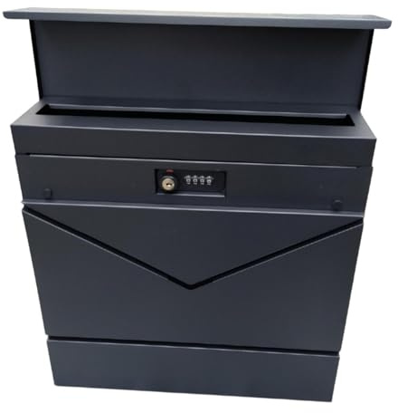 LOVIVER Cassetta postale con serratura a combinazione, cassetta delle lettere, creativa, elegante, alla moda, multifunzionale, cassetta postale con serratura