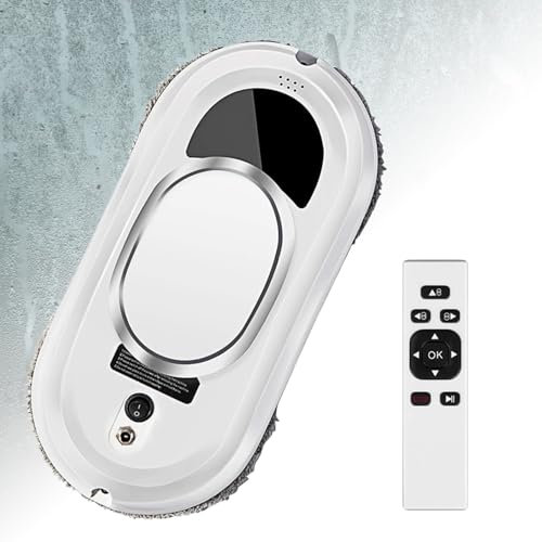 WXPXYBF Robot per finestre, miglior Robot lavavetri, aspirapolvere per finestre, Intelligente Anti-Caduta e spegnimento a Batteria con Telecomando per finestre/Porte in Vetro/Piastrelle