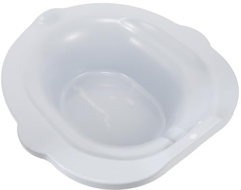 OSALADI Sitzbadewanne für Frauen Leicht Tragbar aus Robustem Kunststoff mit Abnehmbarem Deckel zur Wochenbett und Pflegeanwendung für Badezimmer und Toilette