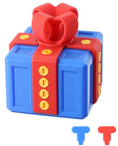 Dewocke Annoyante Geschenkbox, 3D-Geschenkbox, Spielzeug-Schraubenbox mit verdrehter Aufbewahrung, für Erwachsene und Kinder jeden Alters