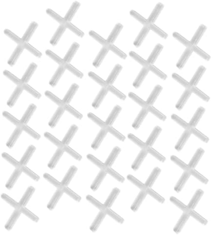 TEHAUX 1000pcs Tile Leveling Spacers Cross Shape Ceramic Tile Spacers for Precise Installation Easy to Use Grout Joint for Flooring and