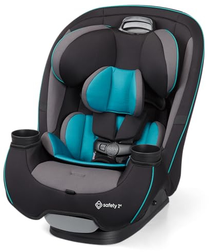 Safety 1st Grow and Go All-in-One Slim Convertible Autositz, rückseitig, 2,3-18,1 kg, nach vorne gerichtet (13,6–29,5 kg), hohe Rückenlehne, 18,1–45,4 kg, grüne Gables