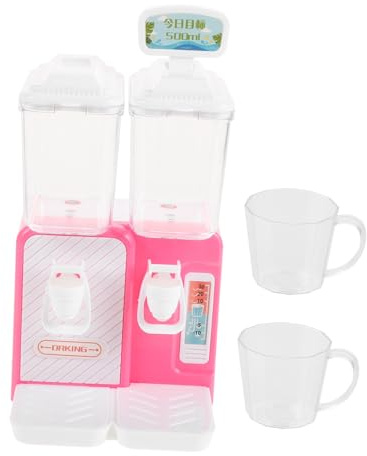 FUNOMOCYA Water Dispenser Miniature Drinking Fountain with Dual Outlets Adorable Design for Role Play for Creative Playtime and Home Decor Fun Beverage Dispenser for Boys