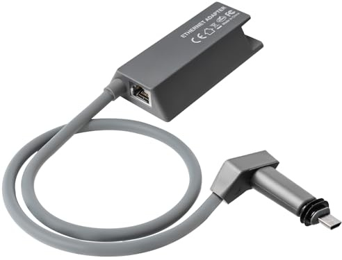 Starlink Ethernet-adapter V2 för rektangulär skål, satellit Internet RJ45 gigabit-adapter för Starlink Actated Gen 2, stabil nätverksanslutning