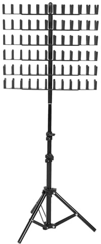 Alipis Support à Cheveux Tressés Réglable Hauteur Pied Stable Métal Support Autoportant pour Extensions et Tresses Outil Facile Utilisation pour Coiffure