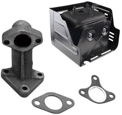 Conjunto de escape con colector y junta compatible con GX340 GX390 11HP 13HP