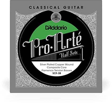 D'Addario Gitarrensaiten Konzertgitarre | Akustikgitarre | Akustik Gitarre Saiten | Classical Guitar Strings | SCF-3B Gitarrensaiten
