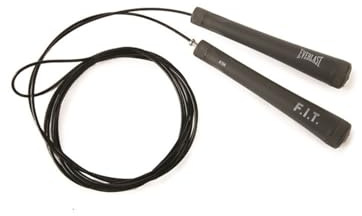 Everlast Unsiex - Erwachsene Sport Boxen Springseil Speed Rope Socket, Schwarz, 335 cm