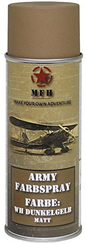 Armeeverkauf BW Army Farbspraydosen Sprühfarbe Armeelack 400ml DS gelb matt