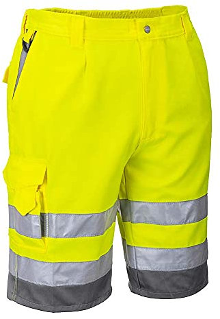 Portwest Herren E043ygym Chaleco de seguridad, Ye-grau, M EU