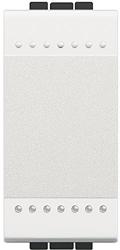 Bticino Sl4001 Livinglight SN4001 - Interruttore monopolo, 1P, 16 A, colore: antracite, bianco,