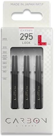 L-style L-Shaft Carbon Two-Tone 190-260 - 330 von Thor-Sports pink - blau - lila - rot - Silber/Made in Japan/zweifarbige Karbon Dart Schäfte