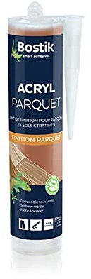 Bostik Joint Parquet, Mastic acrylique, Coloris Bois Exotique - Cartouche 300 ml